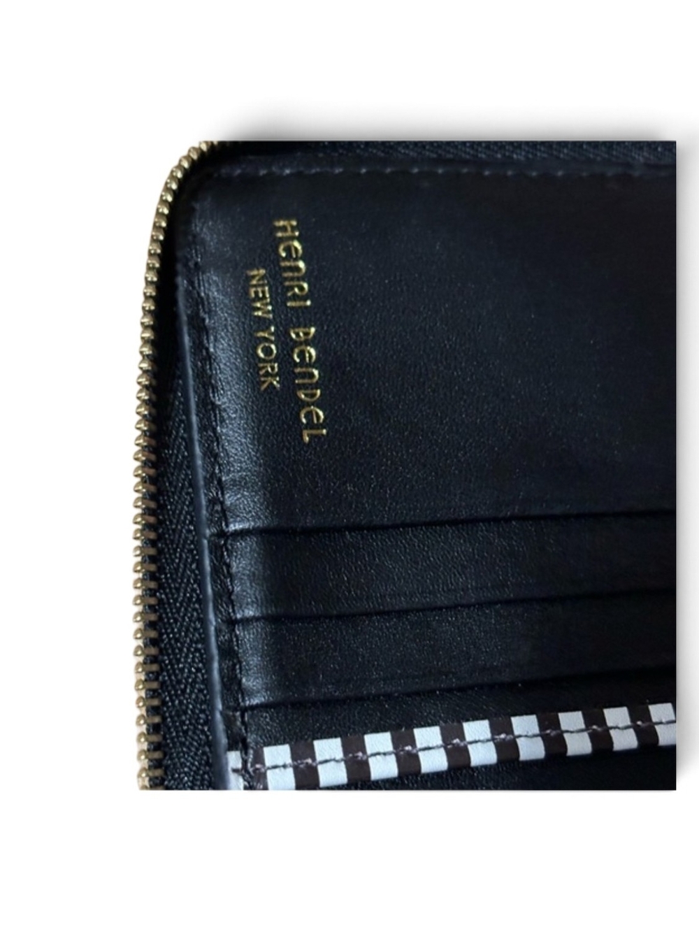 Henri Bendel Carlyle Mini Zip-Around Wallet. - Picture 7 of 9